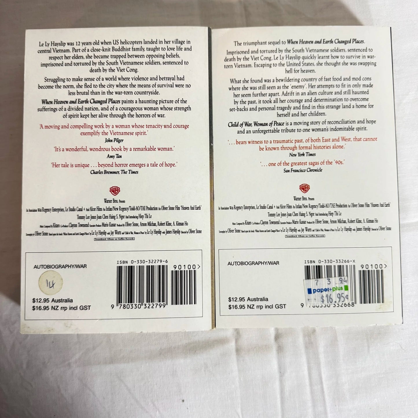 Le Lay Hayslip | Heaven ~ Earth | Book Bundle x 2