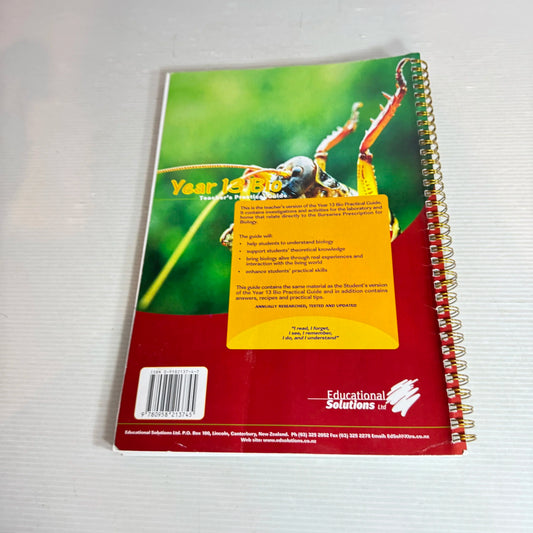 Year 13 Bio : Teacher's Practical Guide - Peter E. Smith