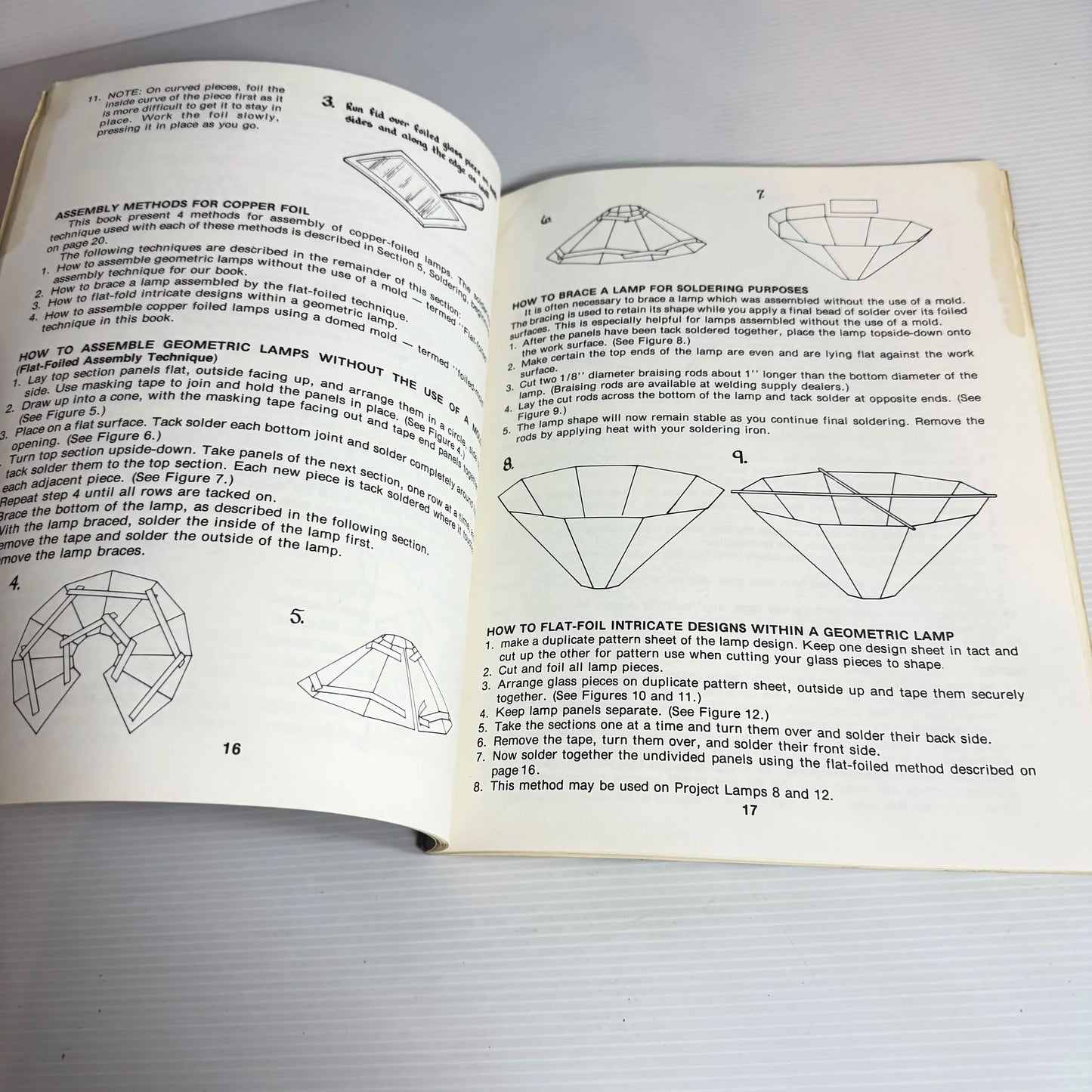 Stained Glass : Lamps & Terrariums 12 Designs (Vintage 1973)