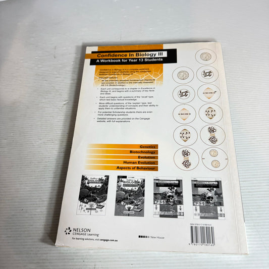 Confidence in Biology III : A Workbook for Year 13 Students - Martin Hanson