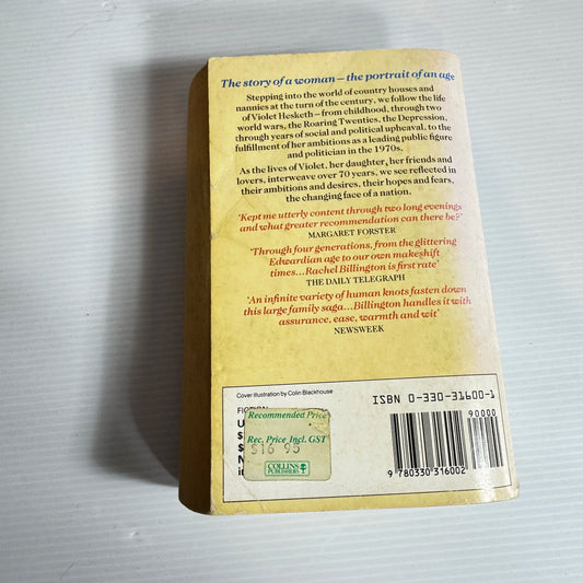 A Women's Age - Rachel Billington (Vintage 1990)