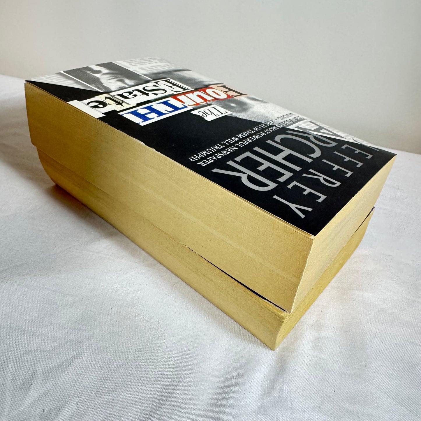 Jeffery Archer Book Bundle x 2 - Sons of Fortune & The Fourth Estate