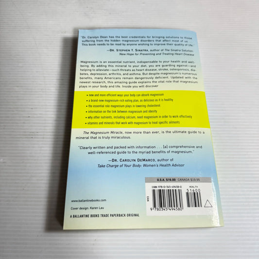 The Magnesium Miracle - Carolyn Dean
