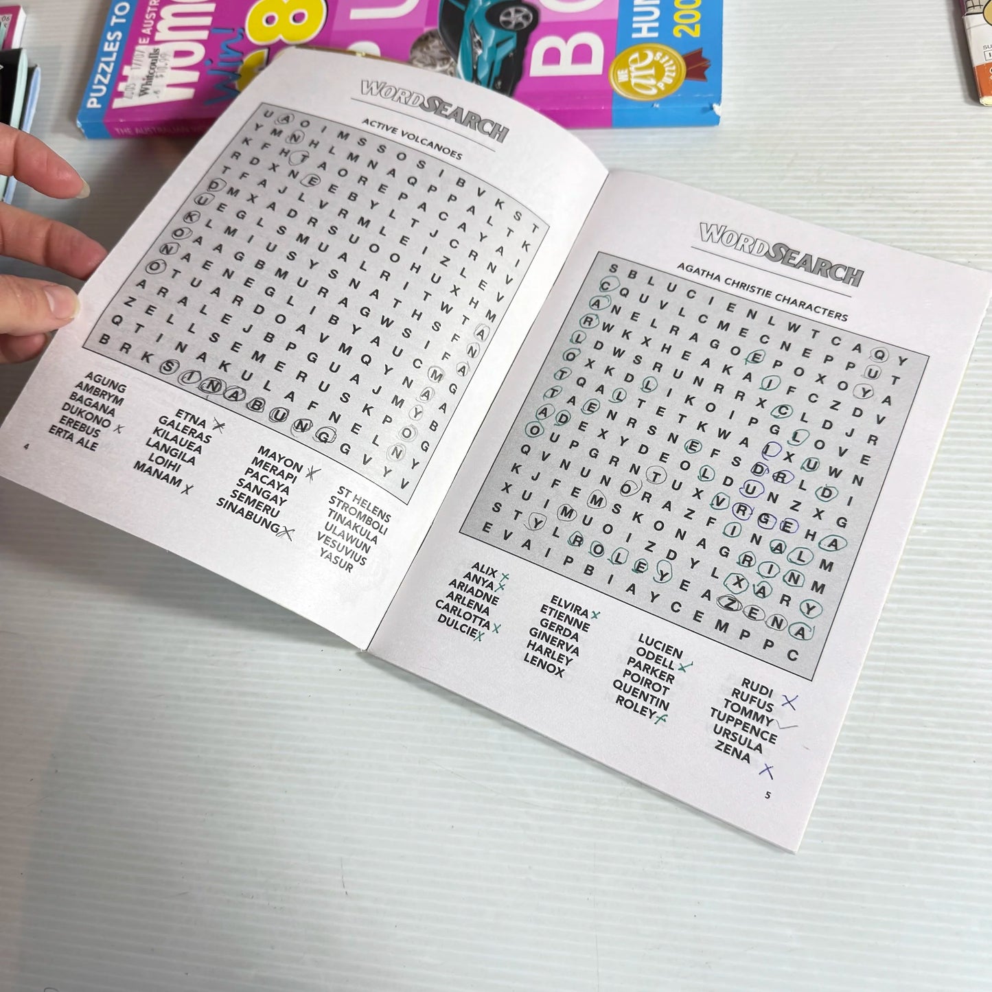 Word Search and Puzzle Magazine Bundle x3