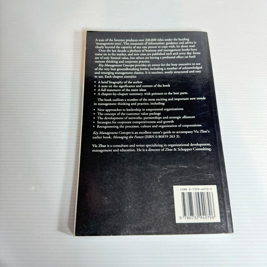 Key Management Concepts - Vic Zbar