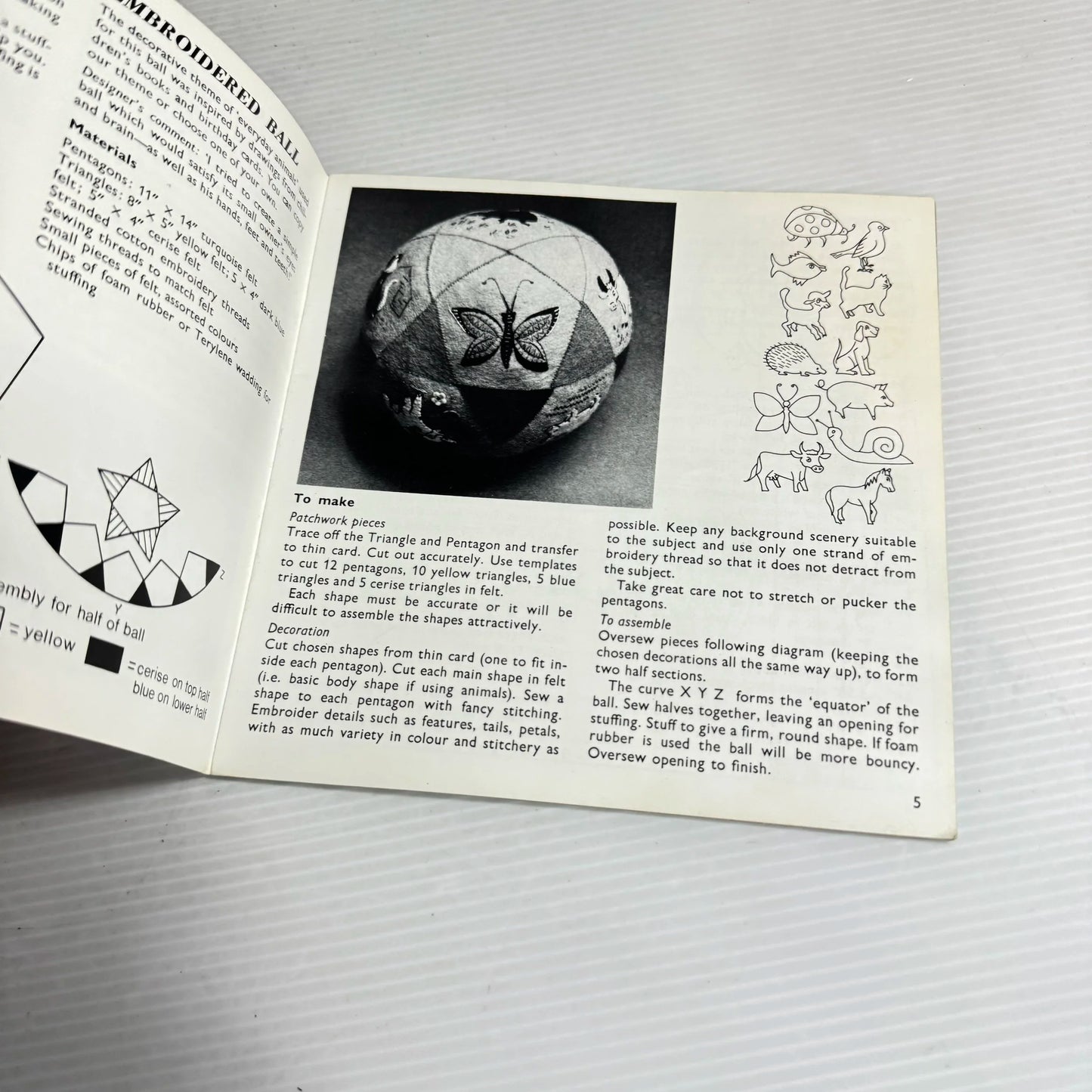 Soft Toys - Leisure Crafts (Vintage 1972)