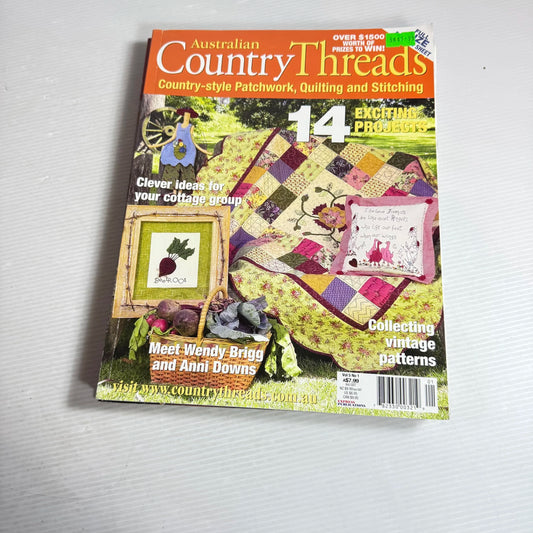 Australian Country Threads Magazine Bundle x4