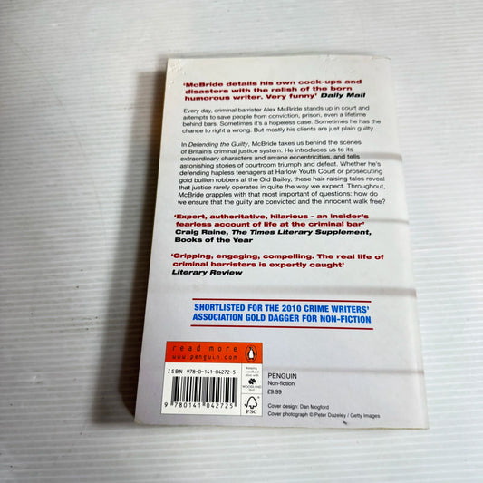 Defending The Guilty - Alex McBride