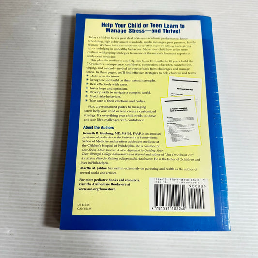 A Parent's Guide To Building Resilience In Children And Teens - Kenneth R. Ginsburg