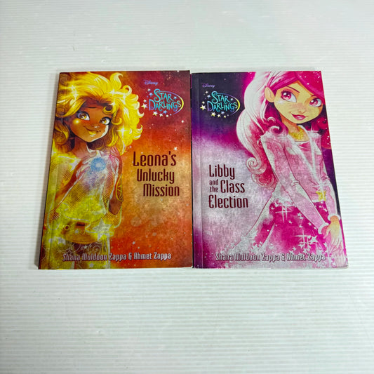 Disney Star Darlings Book Bundle x 2 Libby and The Class Election & Leona's Unlucky Mission