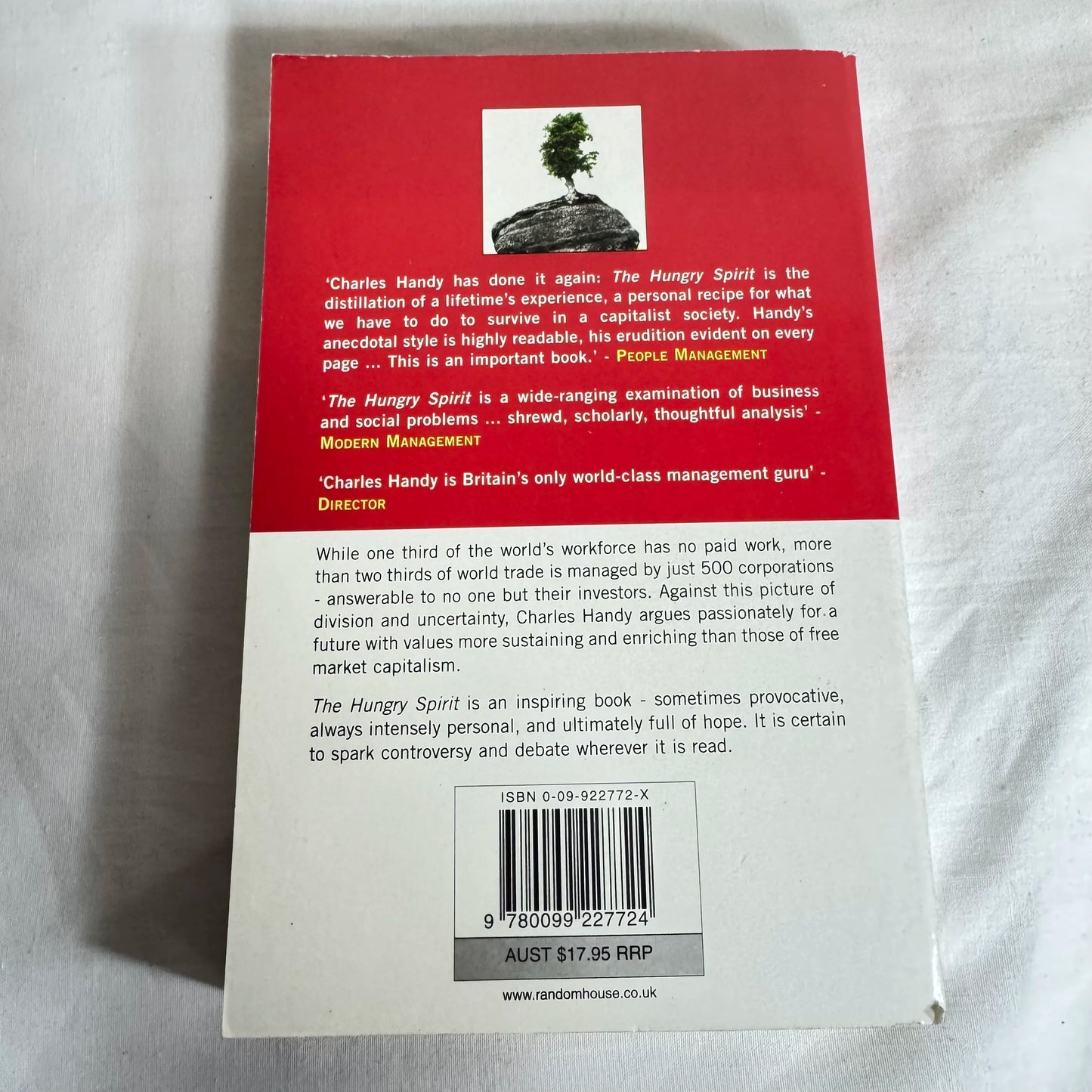 The Hungry Spirit : Beyond Capitalism a Quest for Purpose in the Modern World - Charles Handy