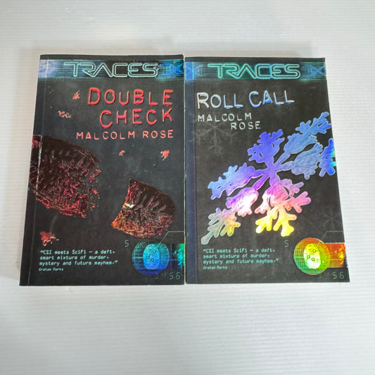 Traces Series - Malcolm Rose Book Bundle x 2 Roll Call & Double Check