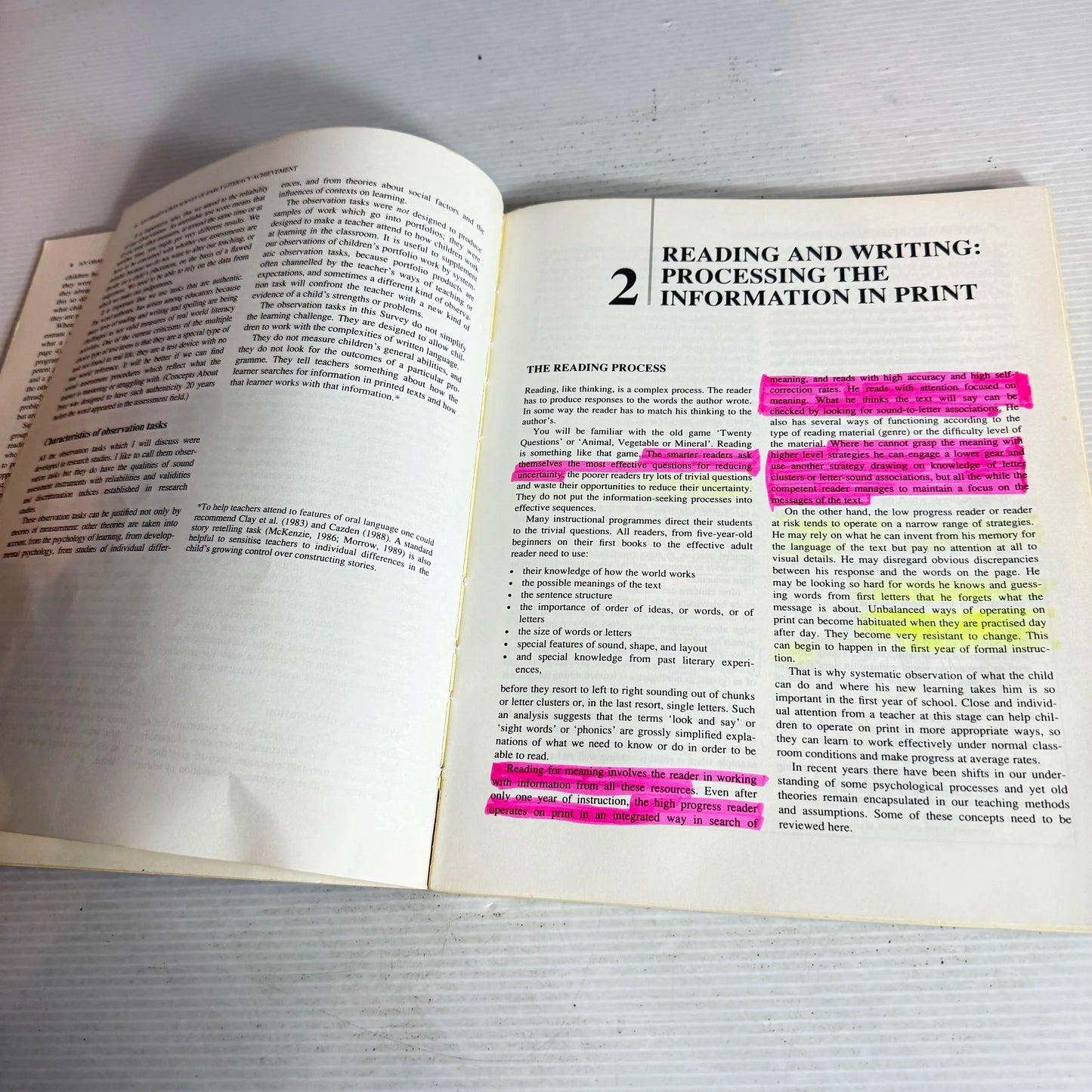 An Observation Survey of Early Literacy Achievement - Mary M. Clay