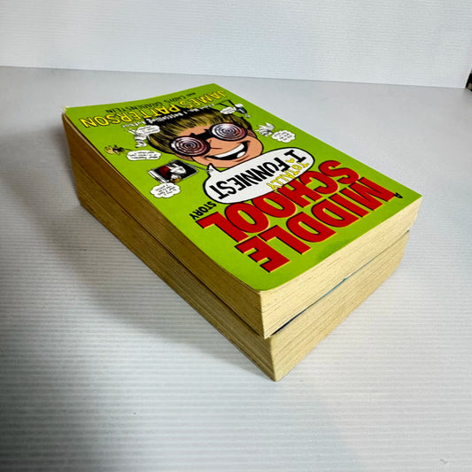 Middle School Book Bundle x 2 - By James Patterson & Chris Grabenstein - Treasure Hunters & I Totally Funniest