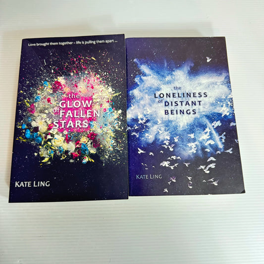 Kate Ling Book Bundle x 2 - The Glow of Fallen Stars & The Loneliness of Distant Beings