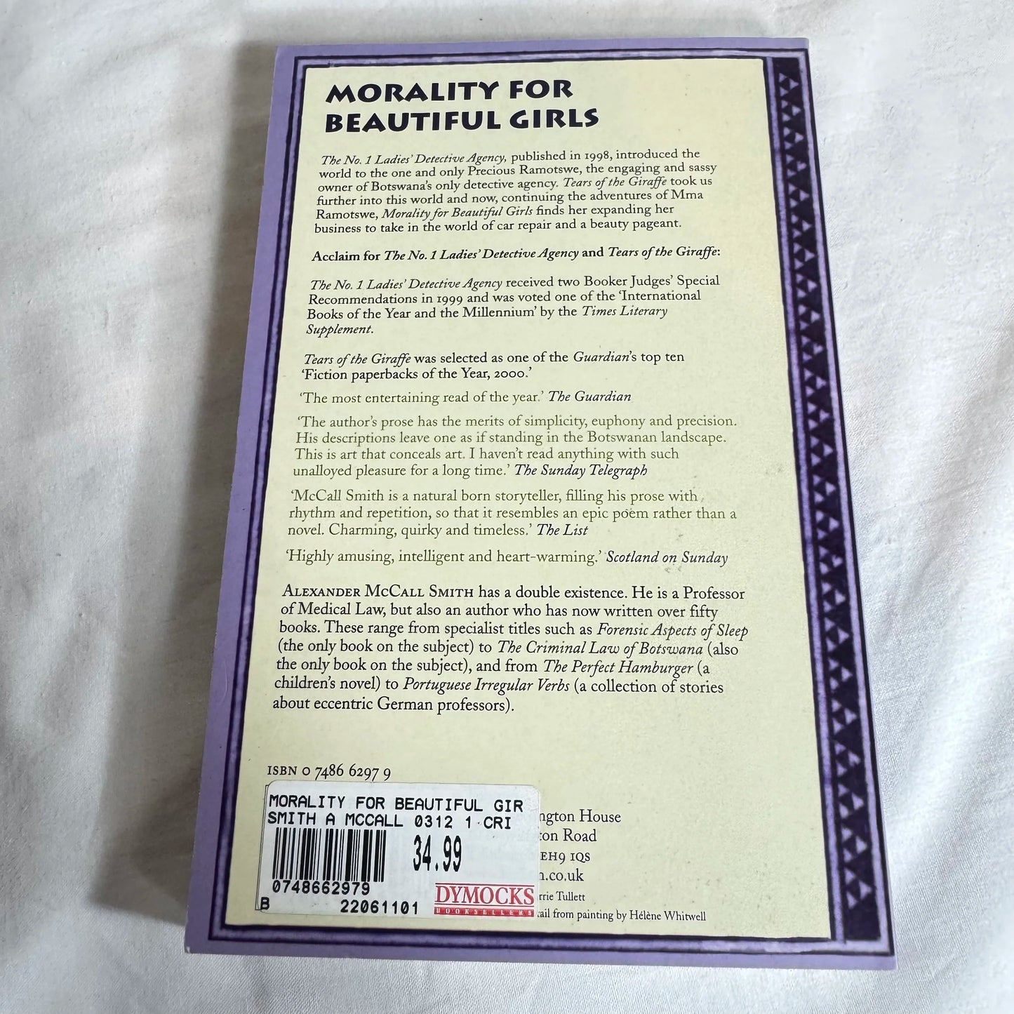 Morality For Beautiful Girls - No. 1 Ladies' Detective Agency - Alexander McCall Smith