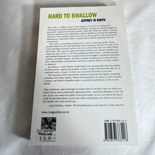 Hard To Swallow : The Dangers of GE Food In International Expose - Jeffery M Smith