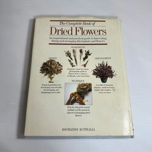 The Complete Book of Dried Flowers - Malcolm Hillier & Colin Hilton (Vintage 1986)