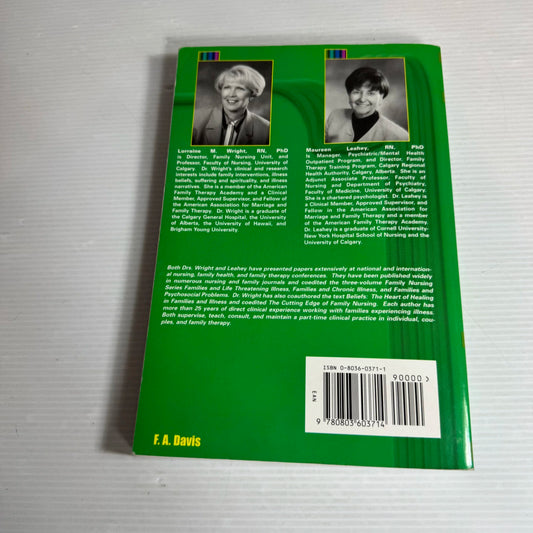 Nurses and Families : A Guide to Family Assessment and Intervention (3rd. Ed) Lorraine M. Wright & Maureen Leahey