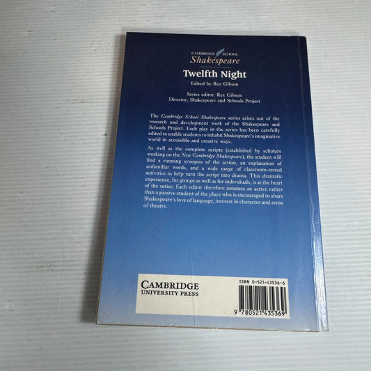 Twelfth Night : Shakespeare - Cambridge School