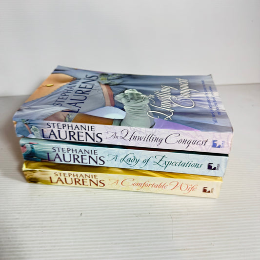 Stephanie Laurens Regency Romance Book Bundle x 3 Books (2384)