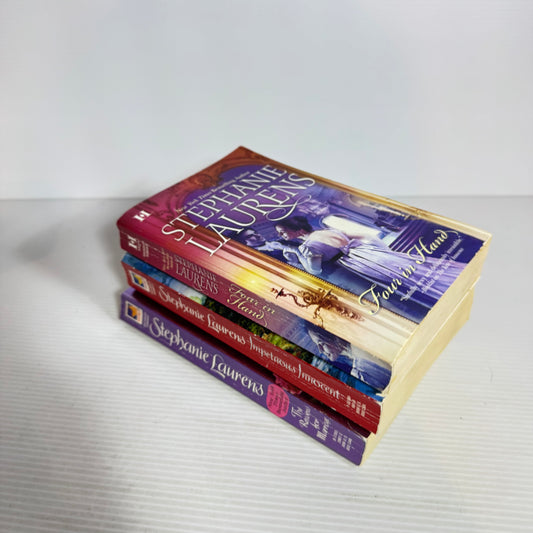 Stephanie Laurens Book Bundle x 3 Books(2373)
