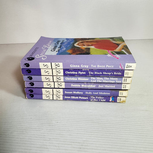 Silhouette Special Edition Book Bundle x 6 Books (2420)