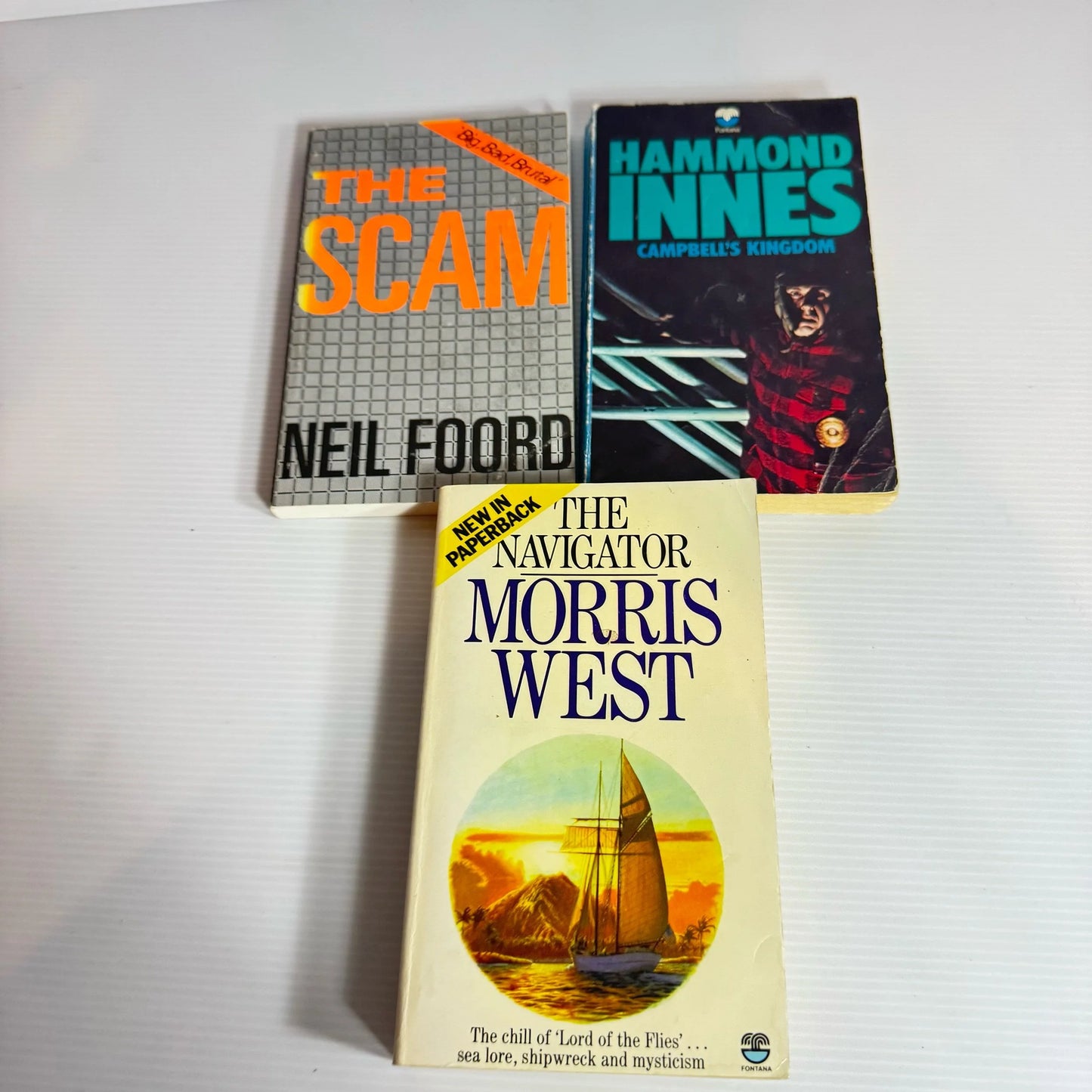 Adventure Fiction Book Bundle x 3 Books : Various Authors (Vintage 1972-1986) (2106)