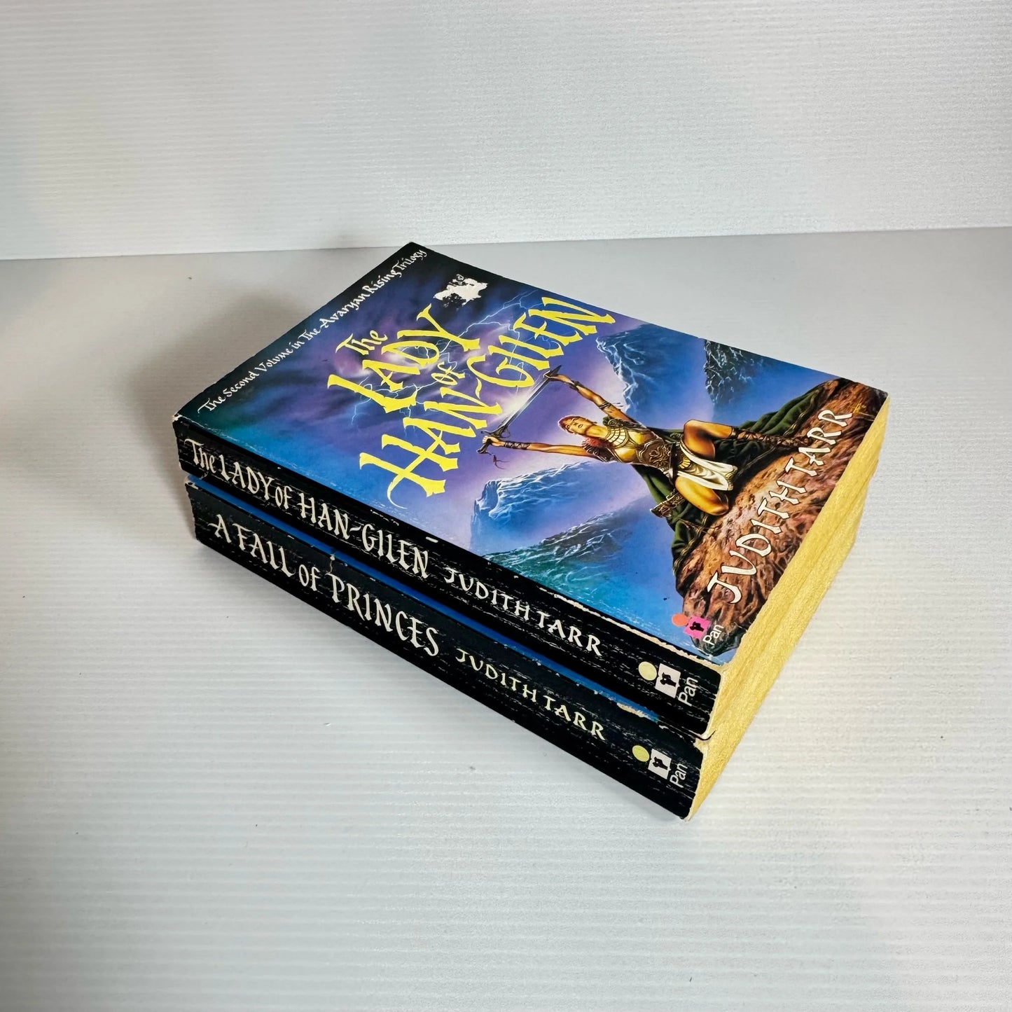 The Avaryan Rising Trilogy Book Bundle x 2 : The Lady of Han-Gilen and A Fall Of Princes - Judith Tarr (327)
