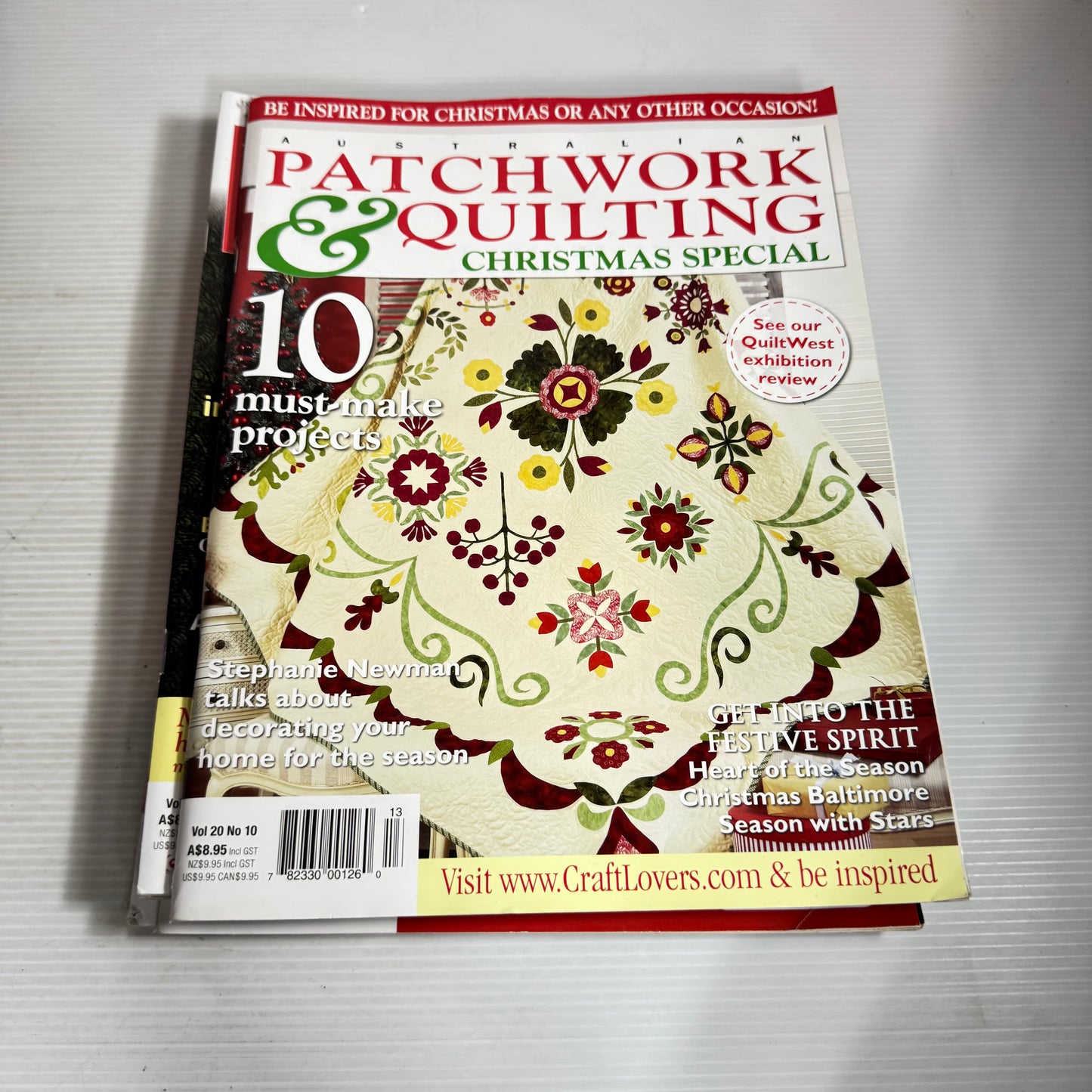Australian Patchwork & Quilting Magazine Bundle x 5 Magazines (2616)