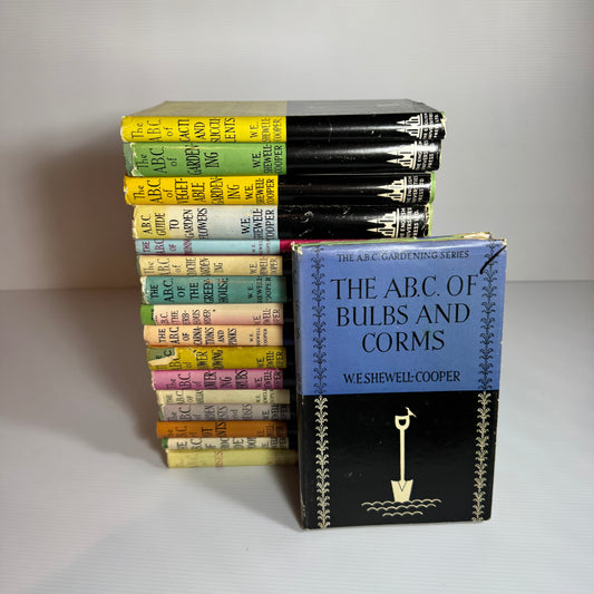 The A.B.C. Gardening Series Book Bundle x 17 - W. E. Shewell-Cooper (Vintage 1949 - 1961) (3060)