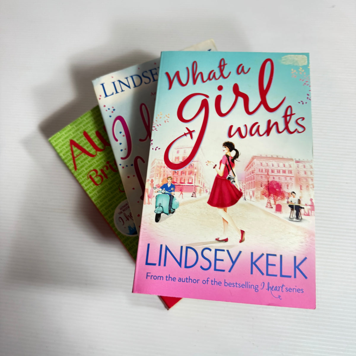 Lindsey Kelk Bundle x 3 : What A Girl Wants, I Heart London, Always the Bridesmaid (3448)