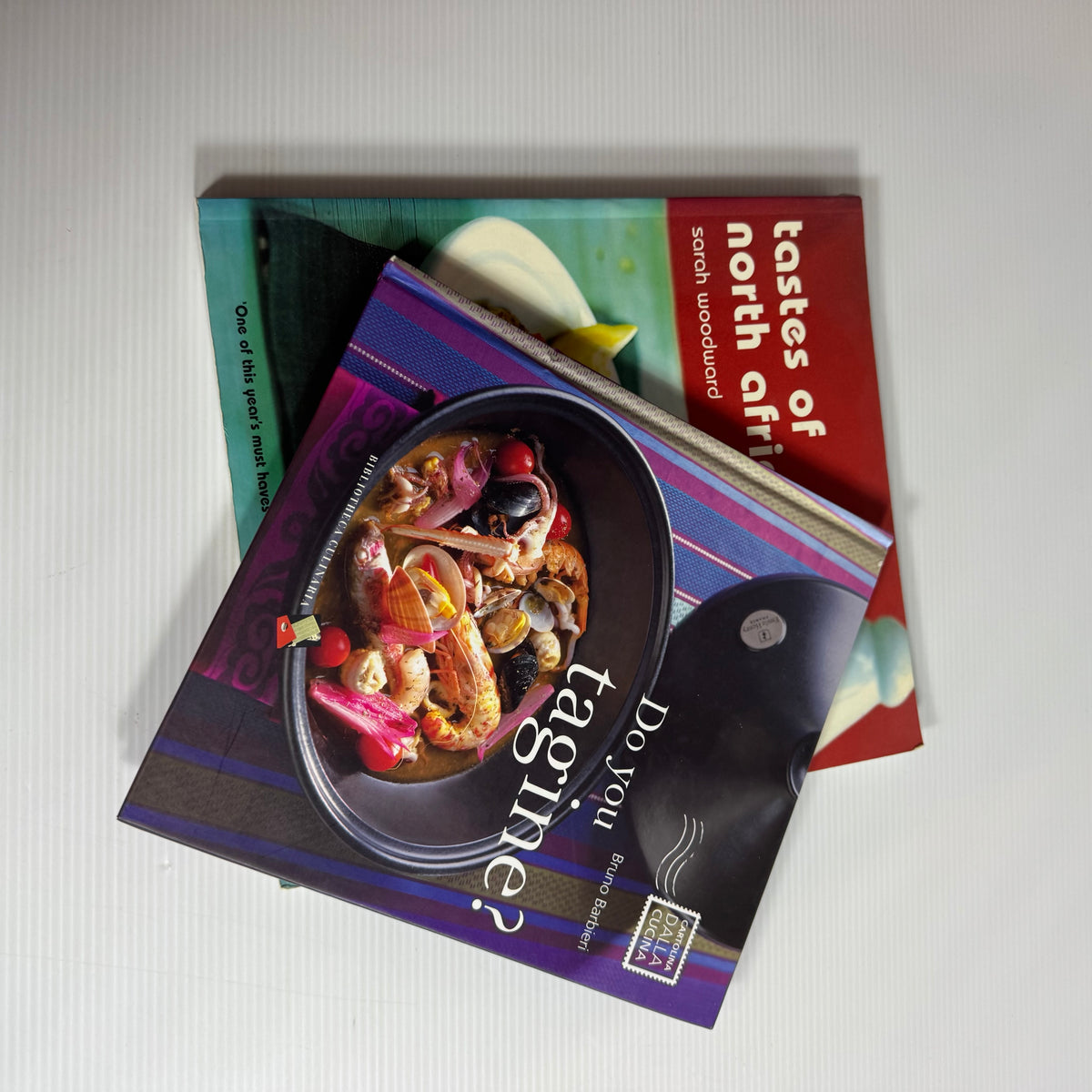 North African &amp; Tagine Cookbook Bundle x 2 : Tastes of North Africa - Sarah Woodward &amp; Do You Tagine? (3477)