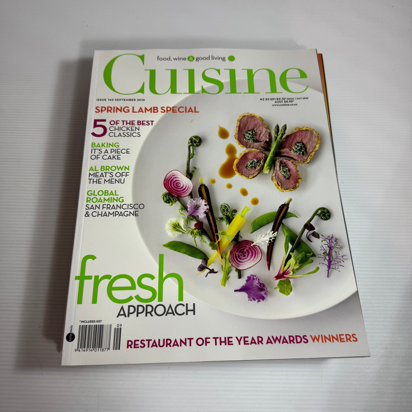 Cuisine Magazine Bundle x 6 : 2010 Issues 138, 139, 140, 141, 142, 143 (3337)