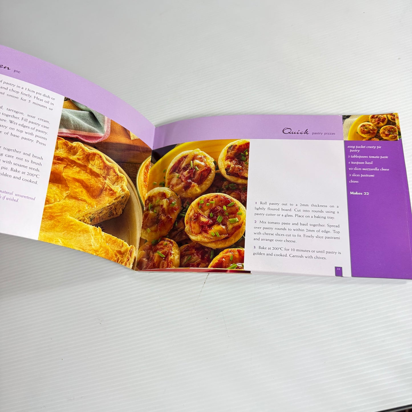 Pies & Casseroles Book Bundle x 2 : Casseroles and Pies - Family Circle Step-by-Step & 101 Pies & Pastries( 3179)
