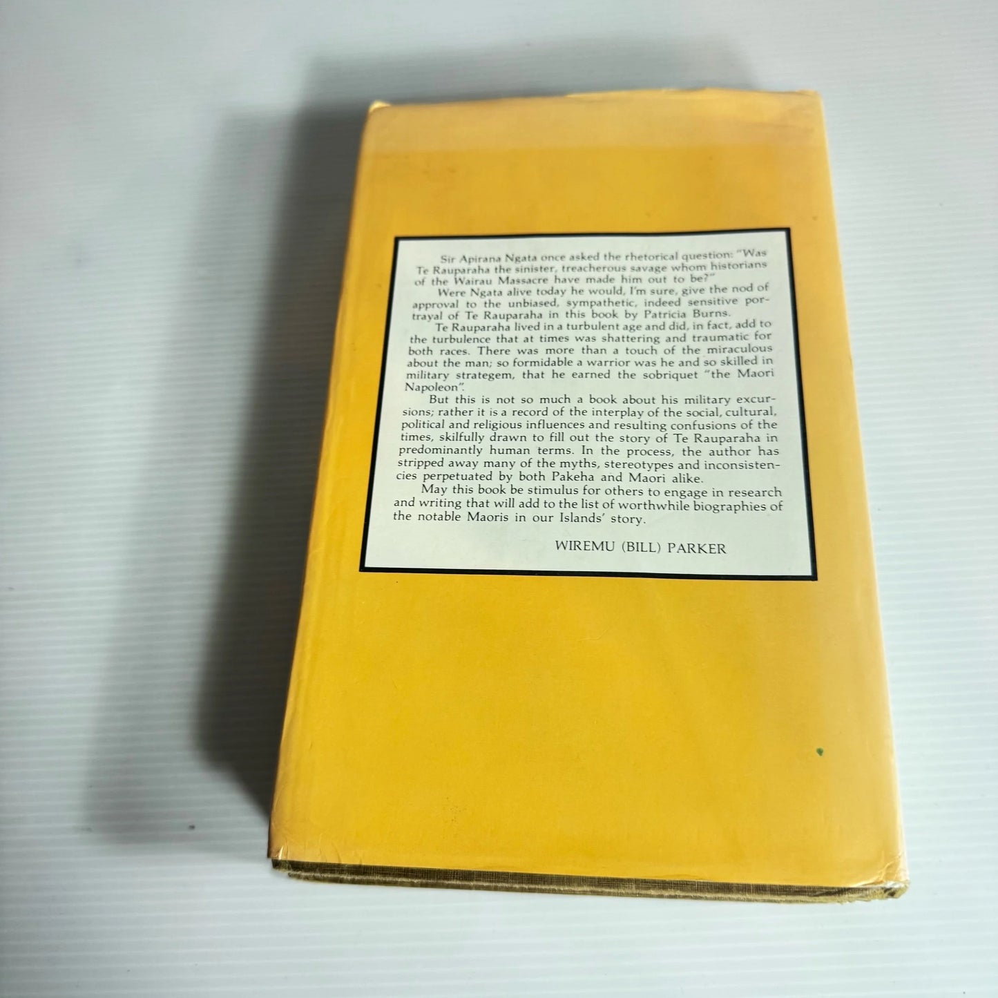 Te Rauparaha: A New Perspective - Patricia Burns (Vintage First Edition 1980)