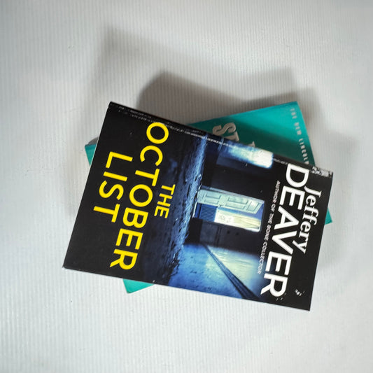 Jeffery Deaver Bundle x 2 : The October List & The Stone Monkey (3459)