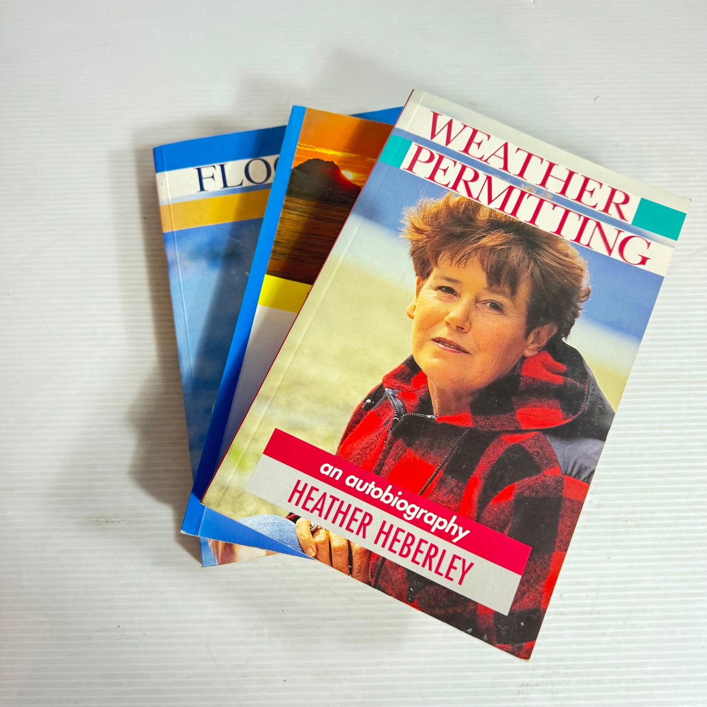 Heather Heberley Book Bundle x 3 : Riding With Whales : Stories of Great Sounds Women, Weather Permitting, Flood Tide(2862)