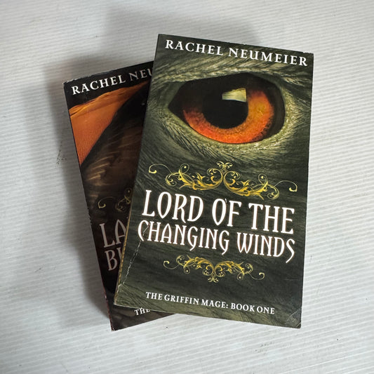 Rachel Neumeier The Griffin Mage Book Bundle x 2 : Lord of the Changing Winds & Land of the Burning Sands(2956)