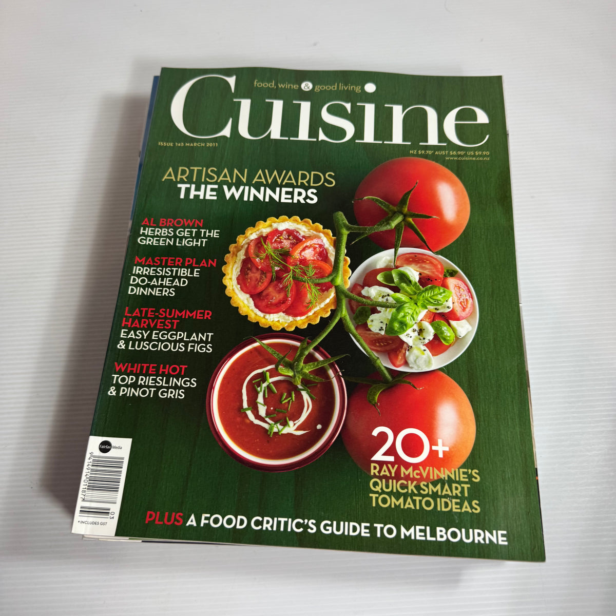 Cuisine Magazine Bundle x 6 : 2011 Issues 149, 148, 147, 146, 145, 144 (3338)