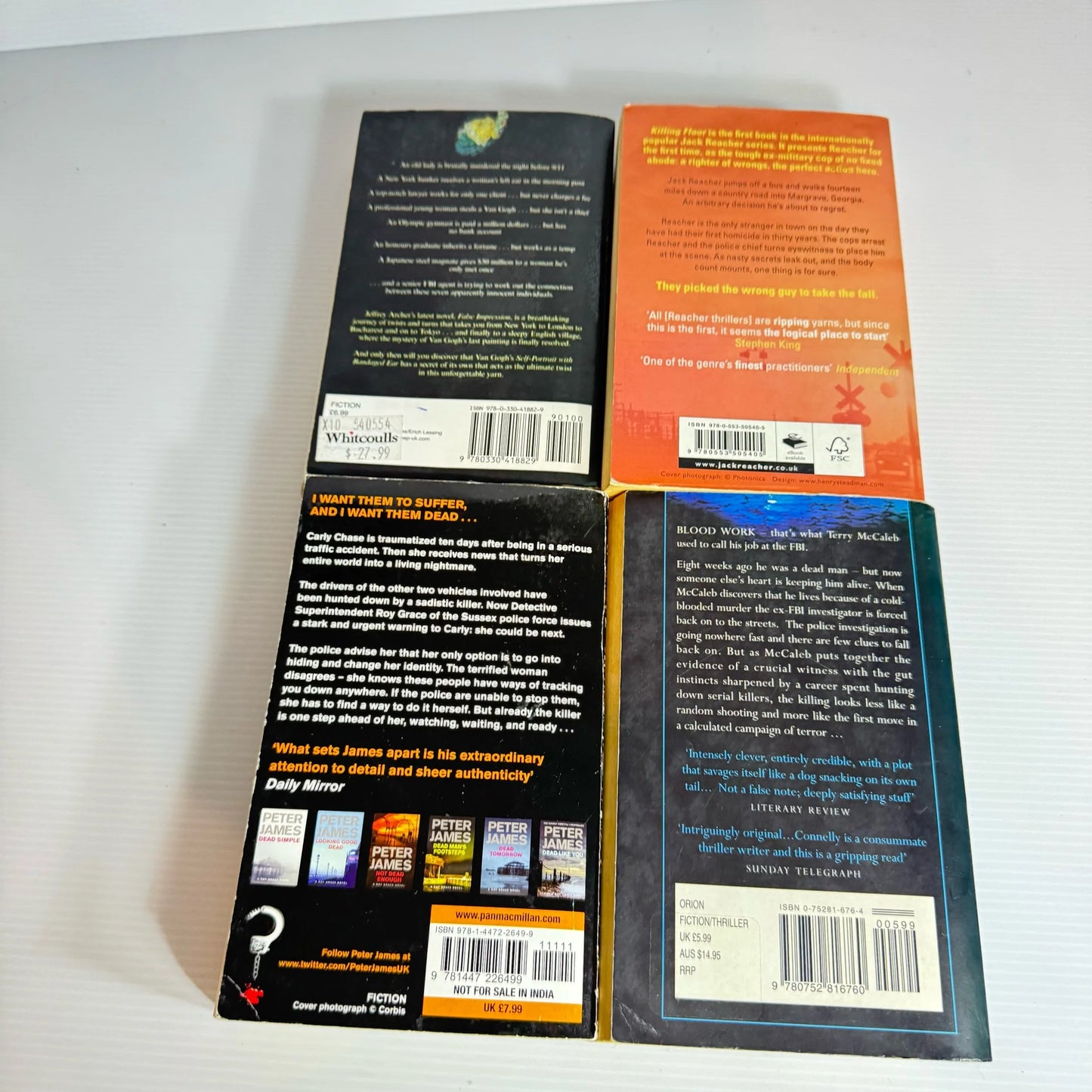 Crime/Mystery Book Bundle x 4 Books : Various Authors (804)