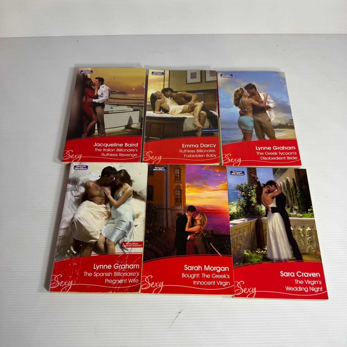 Mills & Boon Sexy Book Bundle x 6 Books (3165)