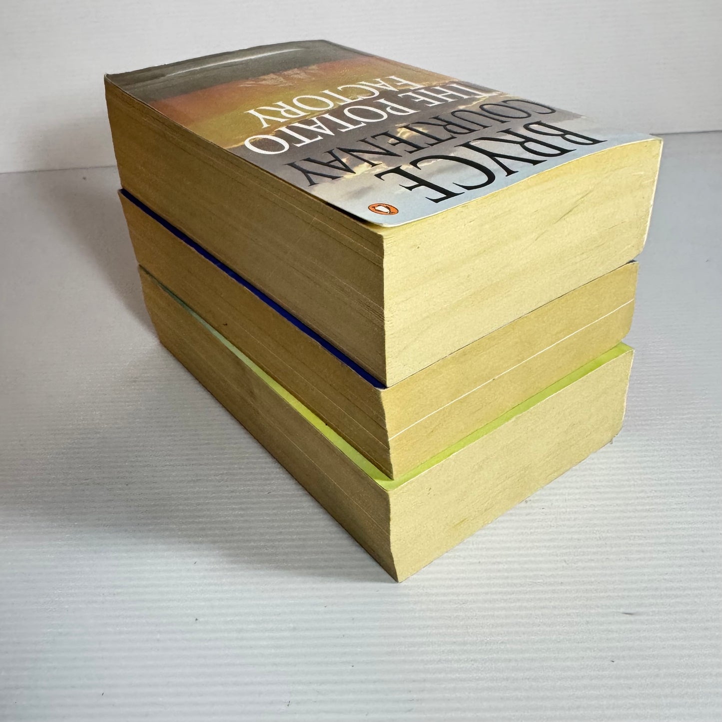 Bryce Courtenay Book Bundle x 3 Books : The Potato Factory, Solomon's Song, April Fool's Day(3128)