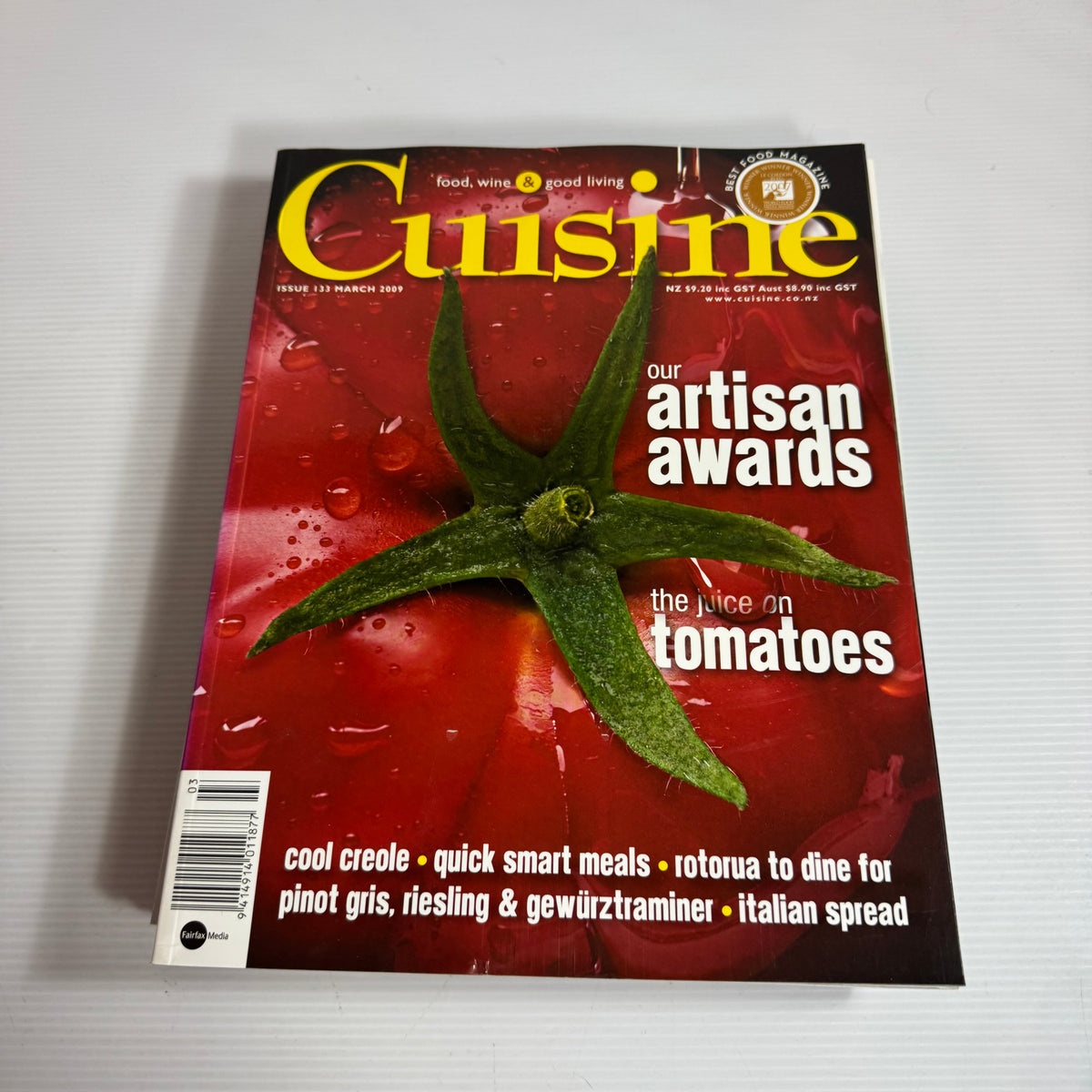 Cuisine Magazine Bundle x 6 : 2009 Issues 137, 136, 135, 134, 133, 132 (3336)