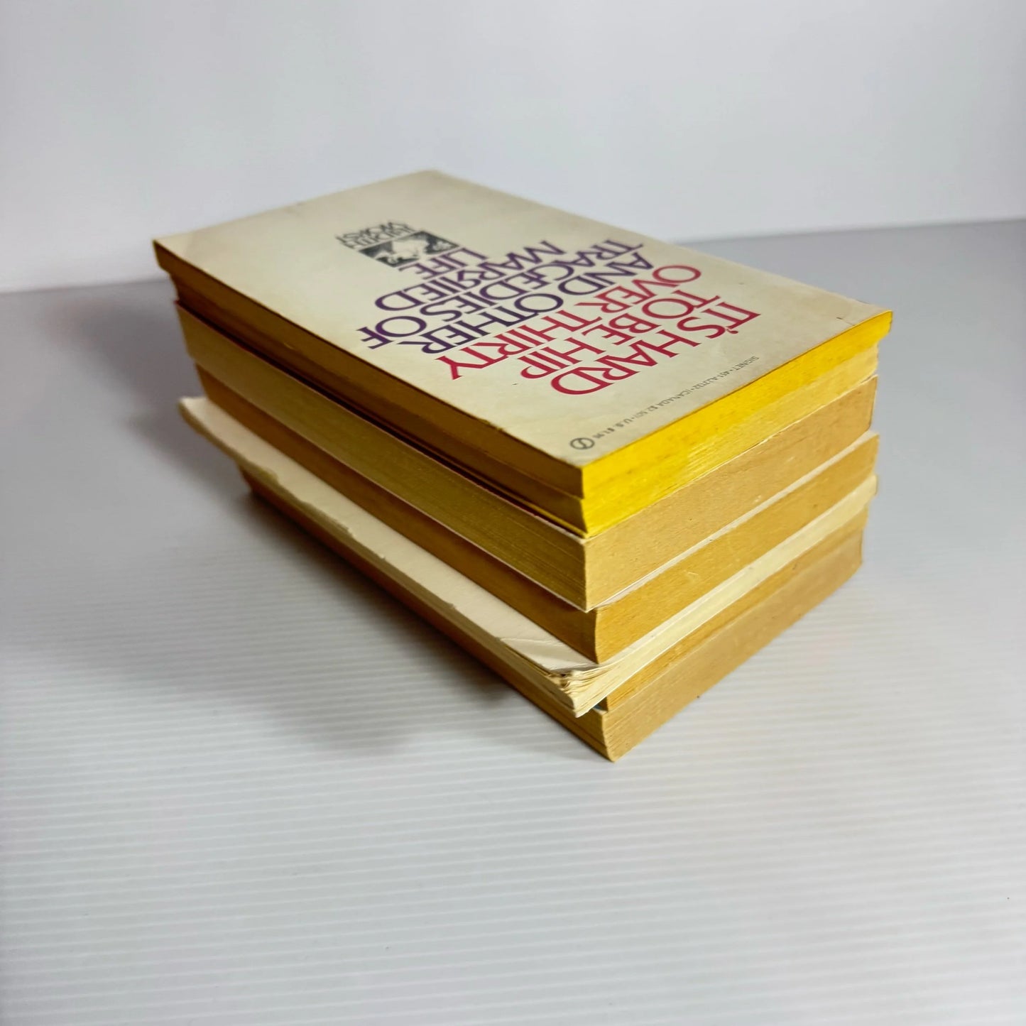 Vintage English Humour Book Bundle x 7 Books : Various Authors (1971-1984) (2239)