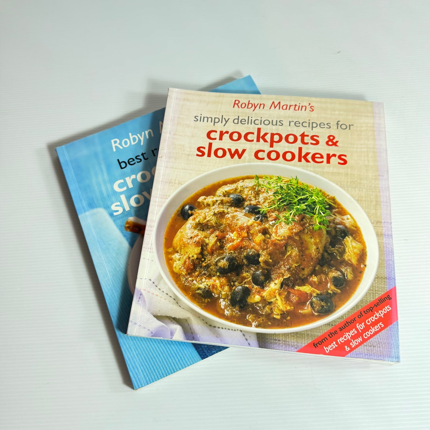Robyn Martin's Crockpots & Slow Cooker Book Bundle x 2 : Simply Delicious Recipes & Best Recipes (3205)