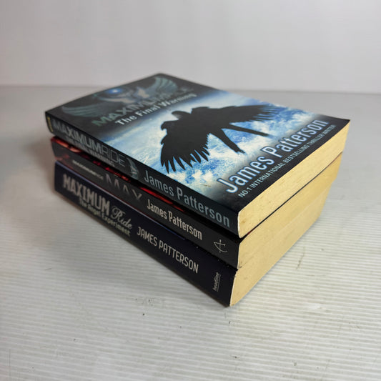 Maximum Ride Book Bundle by James Patterson x 3 : The Final Warning, Max, The Angel Experiment(2896)