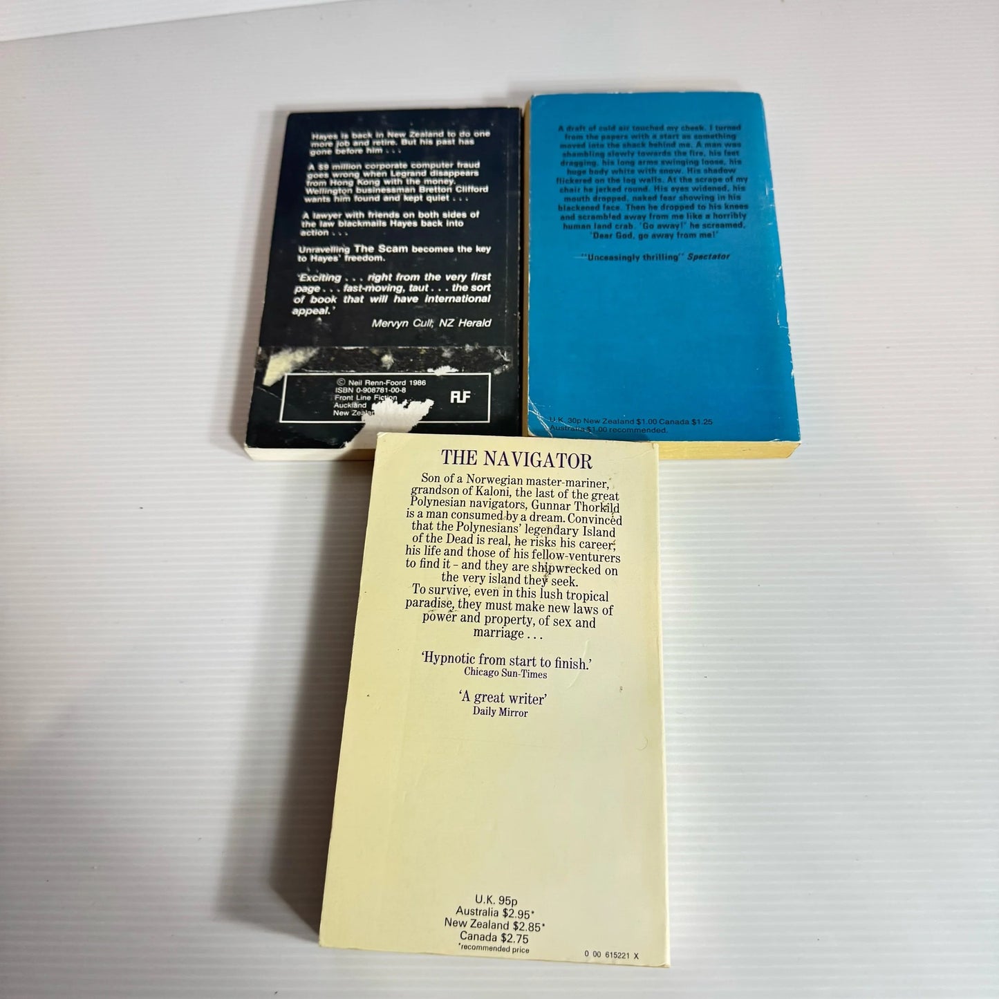 Adventure Fiction Book Bundle x 3 Books : Various Authors (Vintage 1972-1986) (2106)