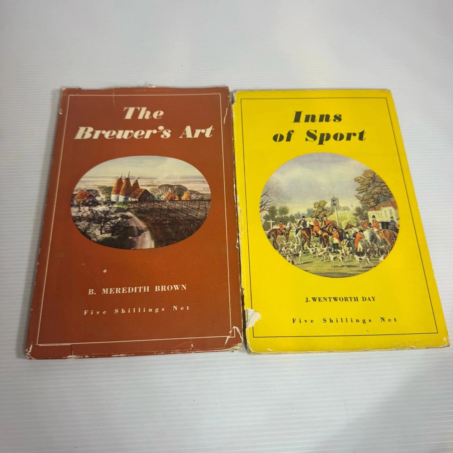 The Whitbread Library Vintage Book Bundle x 2 : The Brewer's Art & Inns of Sport (Vintage 1949) (2337)