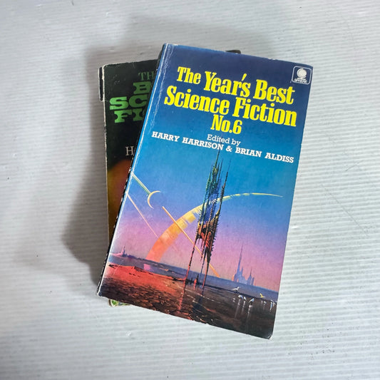 Best Science Fiction #5 & #6 Book Bundle X 2 Books Edited by Harry Harrison & Brian Aldis :  (2012)